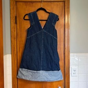 COS blue jean dress size 4